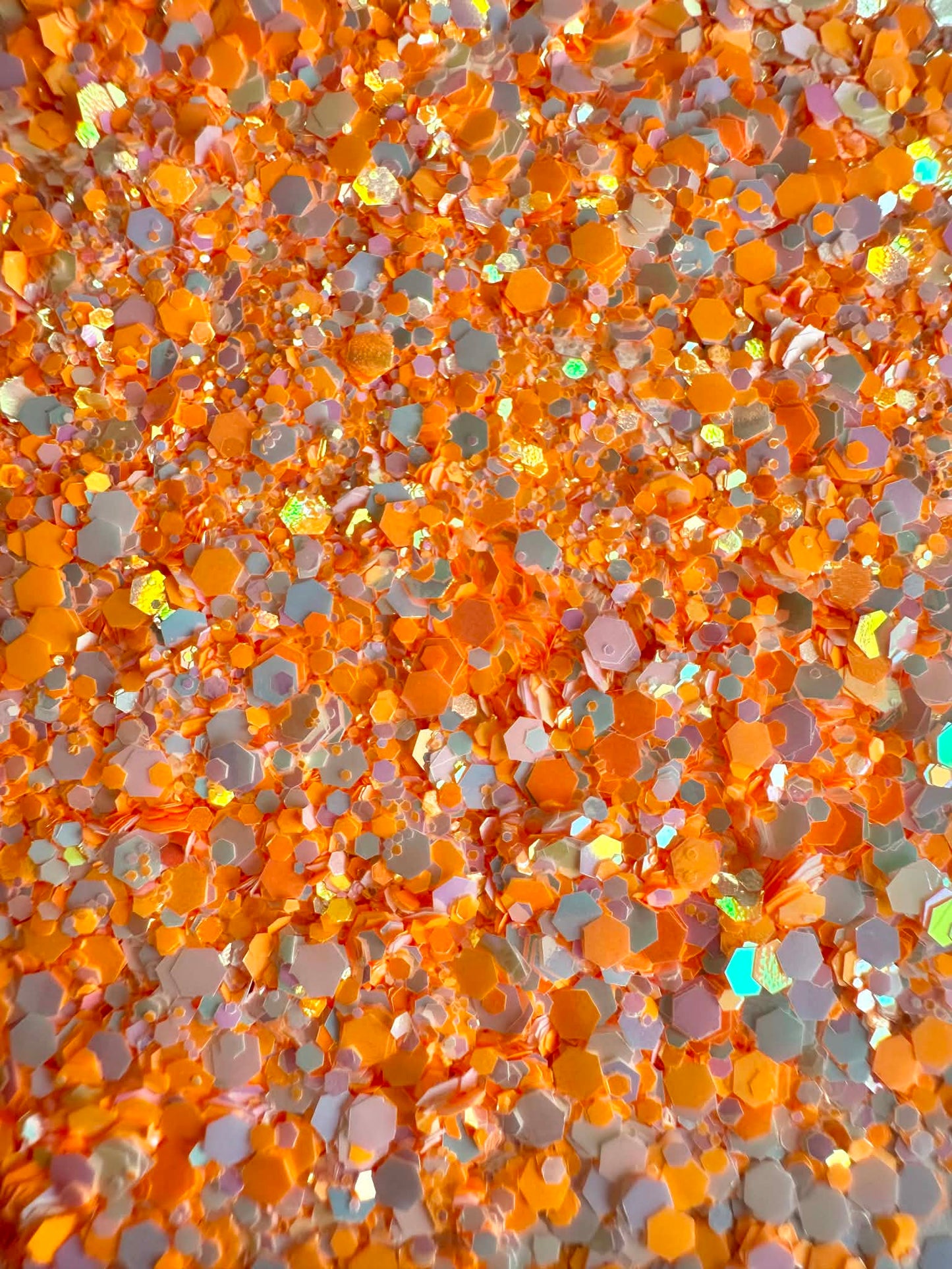 Orange Soda Chunky Glitter