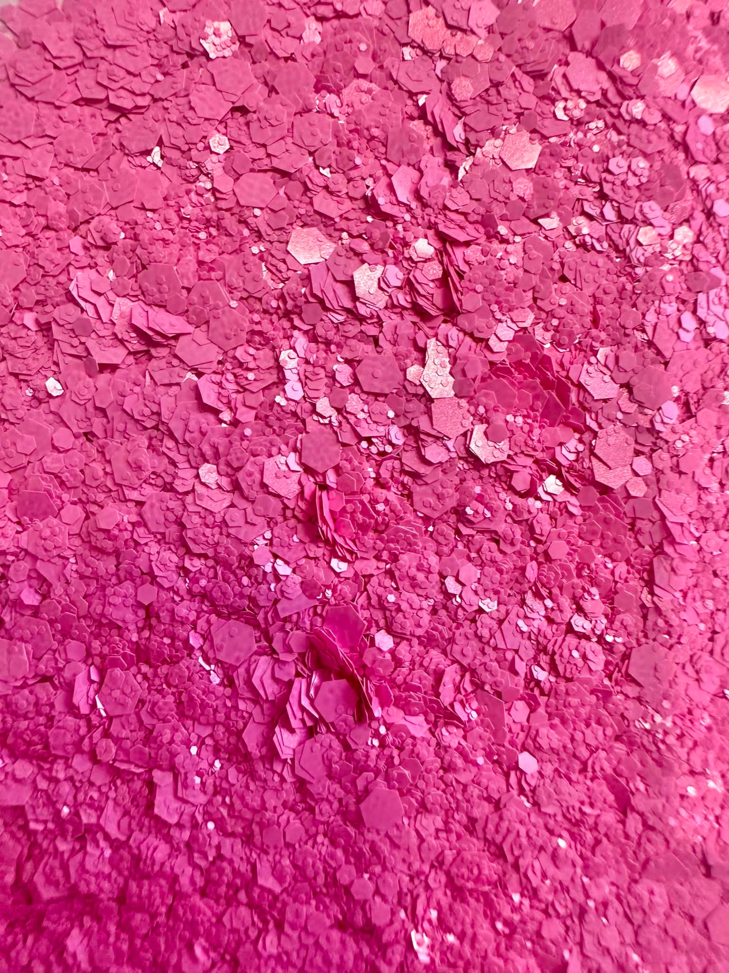 Pink Velvet Chunky Glitter
