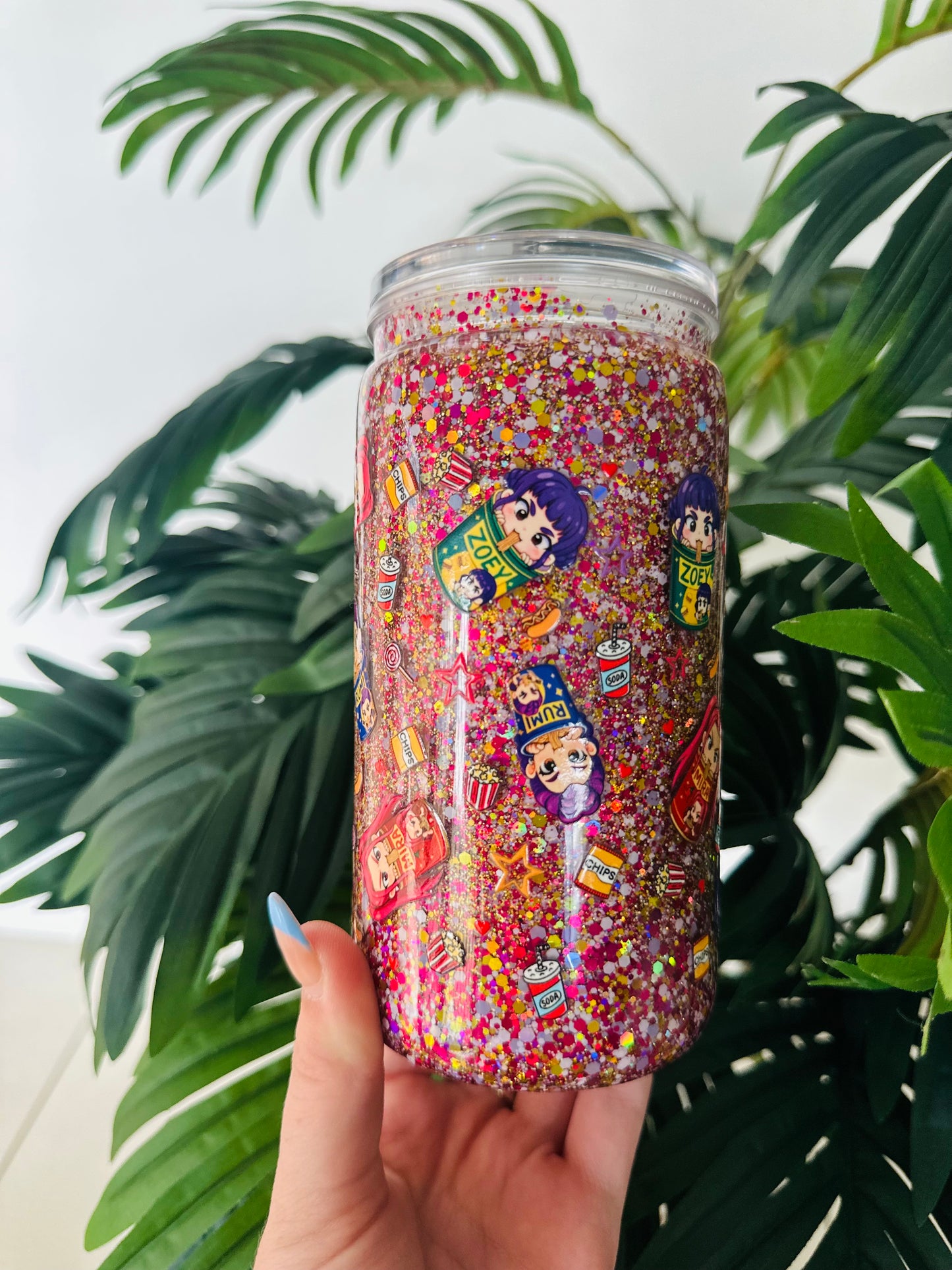 Acrylic Pre-Made Snowglobe Tumbler