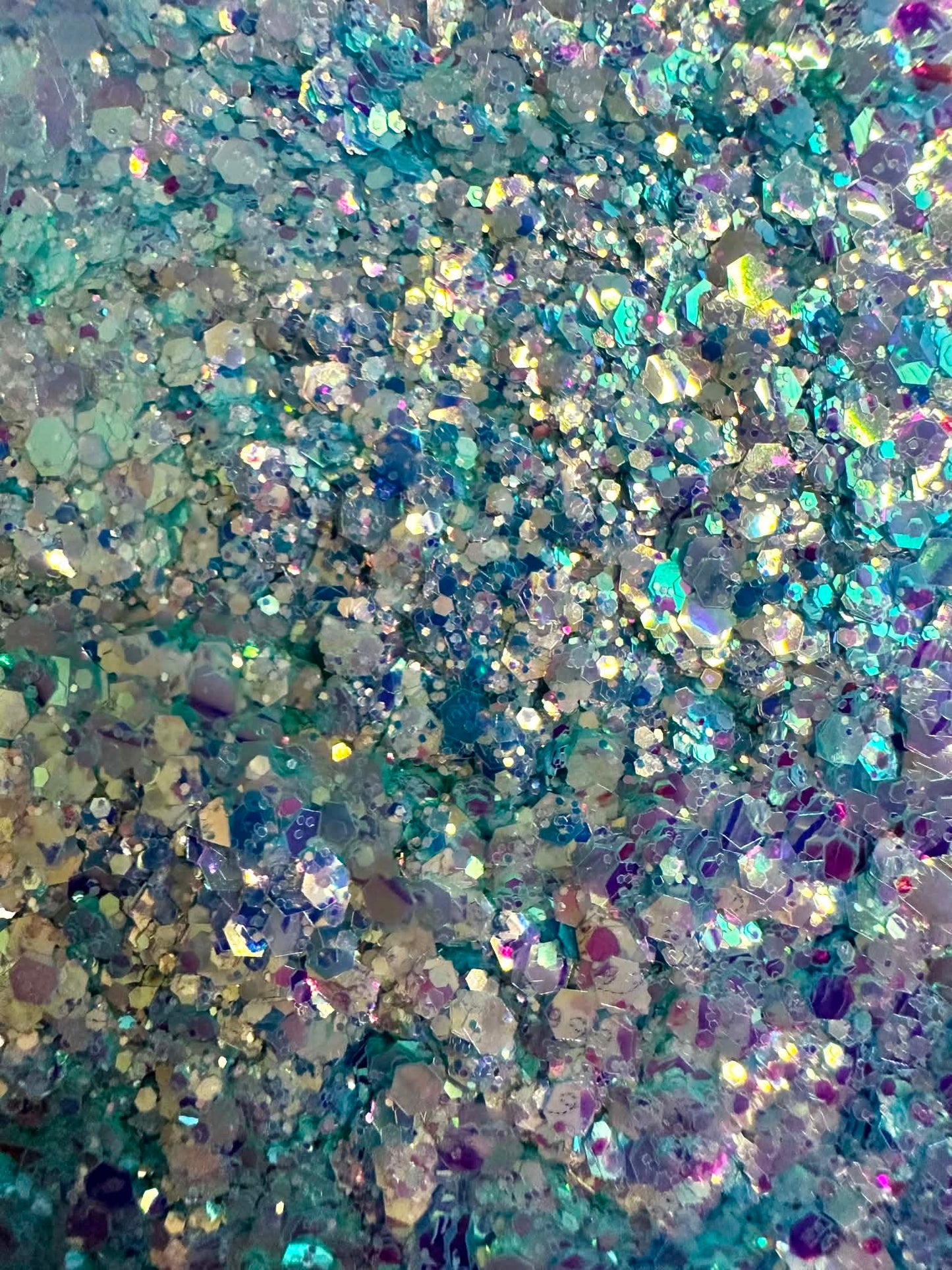 Jade Bloom Chunky Glitter