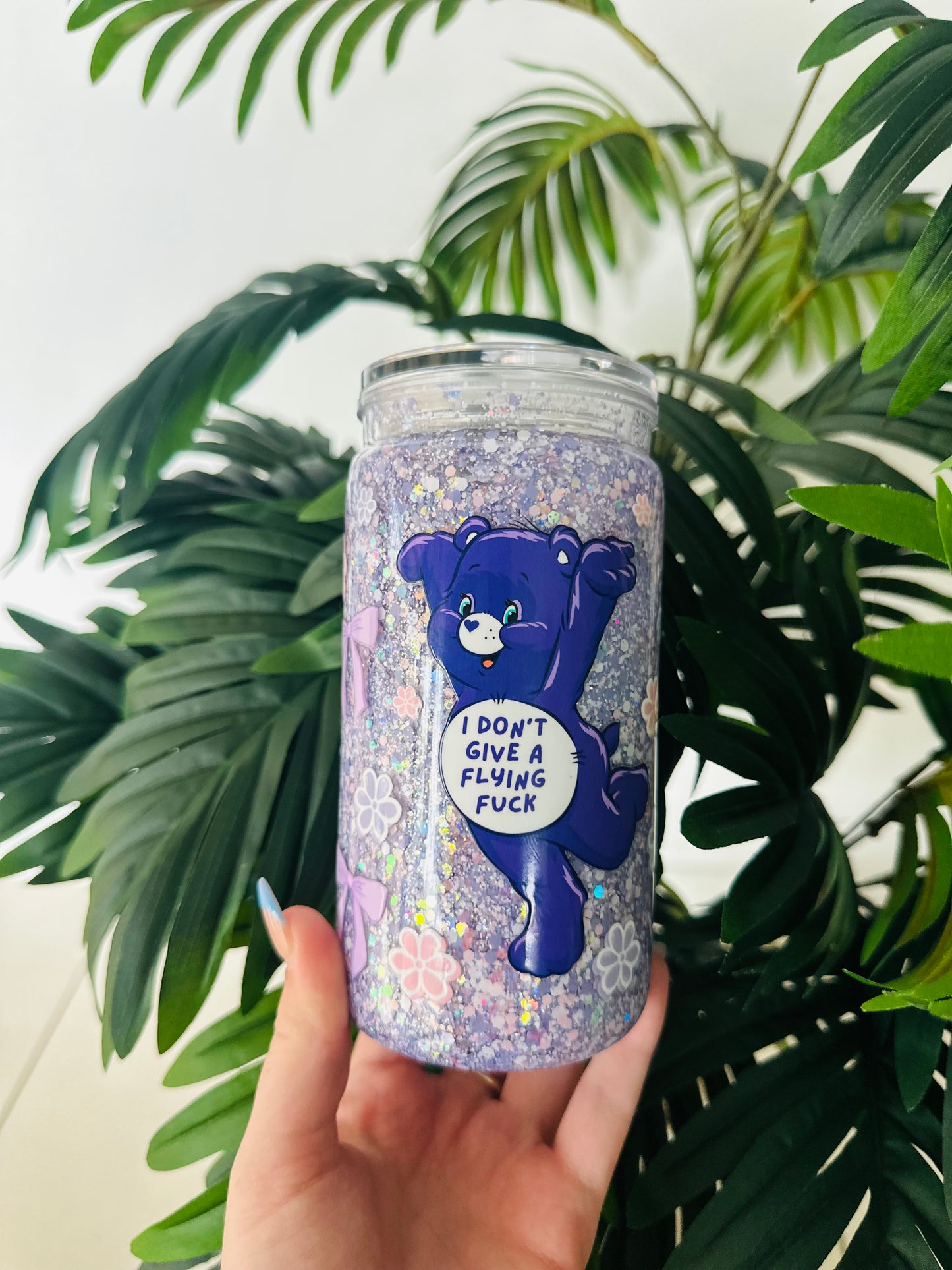 Acrylic Pre-Made Snowglobe Tumbler