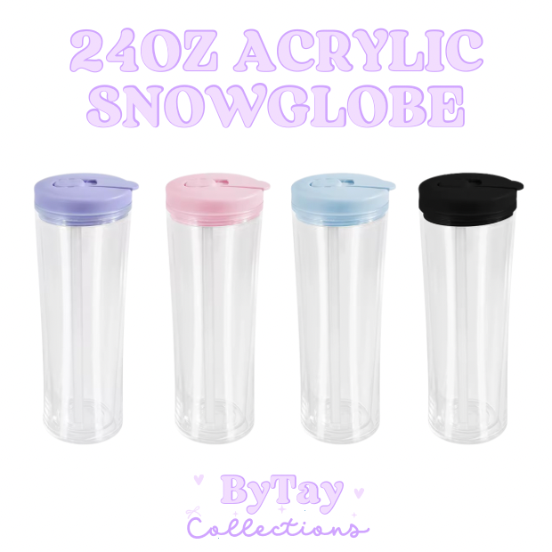 24oz Acrylic Snowglobe