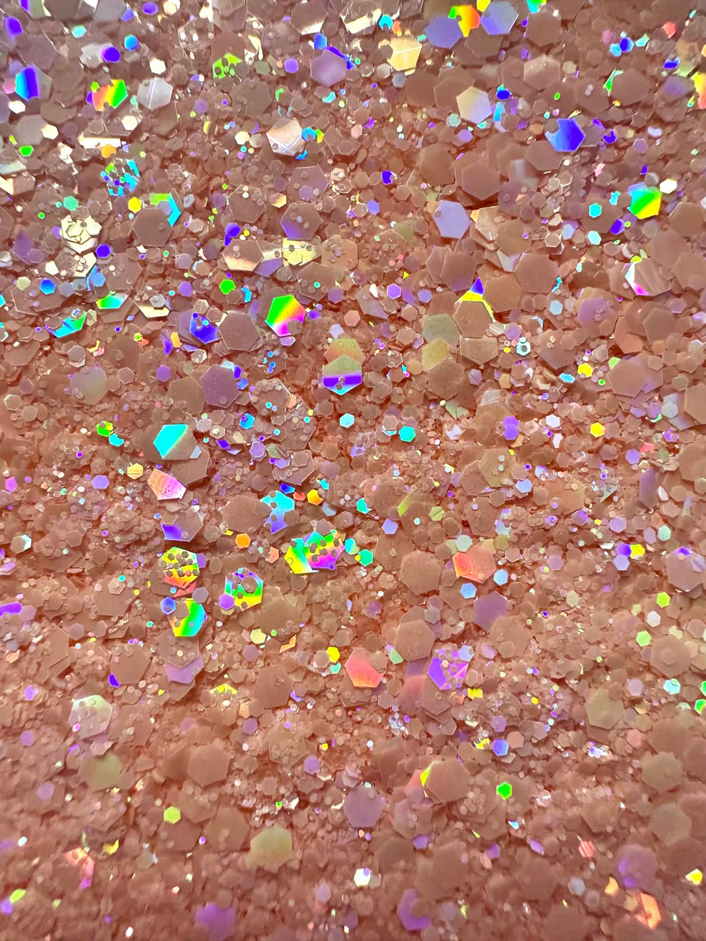 Sweet Peach Glitter