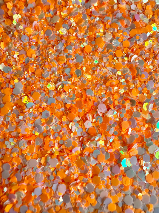 Orange Soda Chunky Glitter