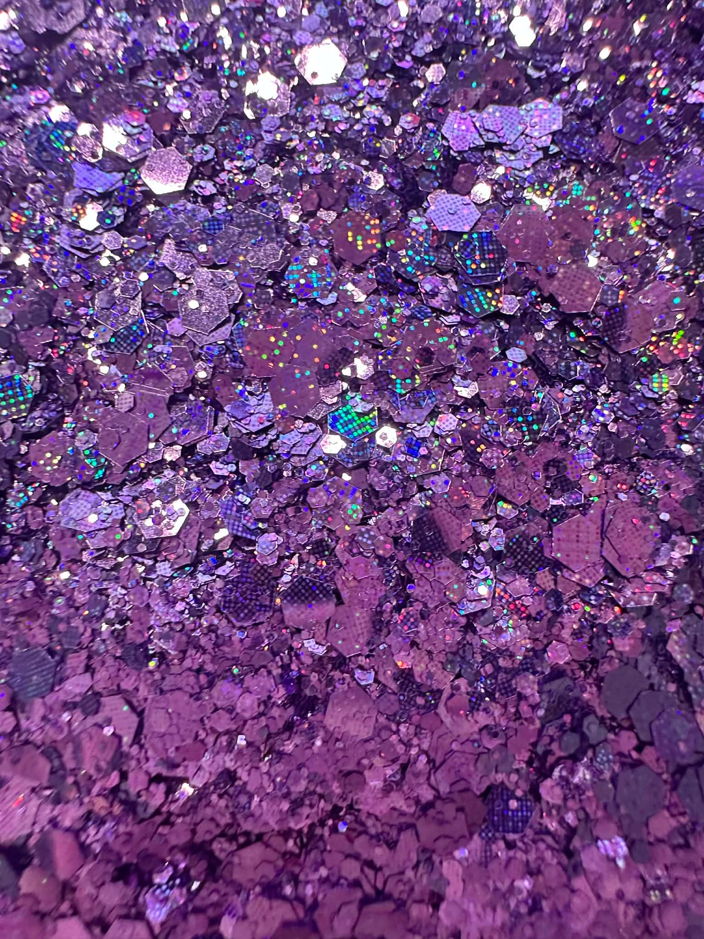 Dreamy Lilac Glitter