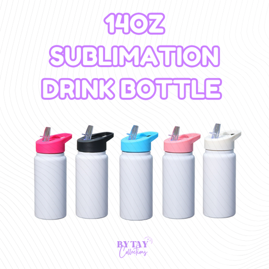 14oz Sublimation Stainless Steel Drink Bottle