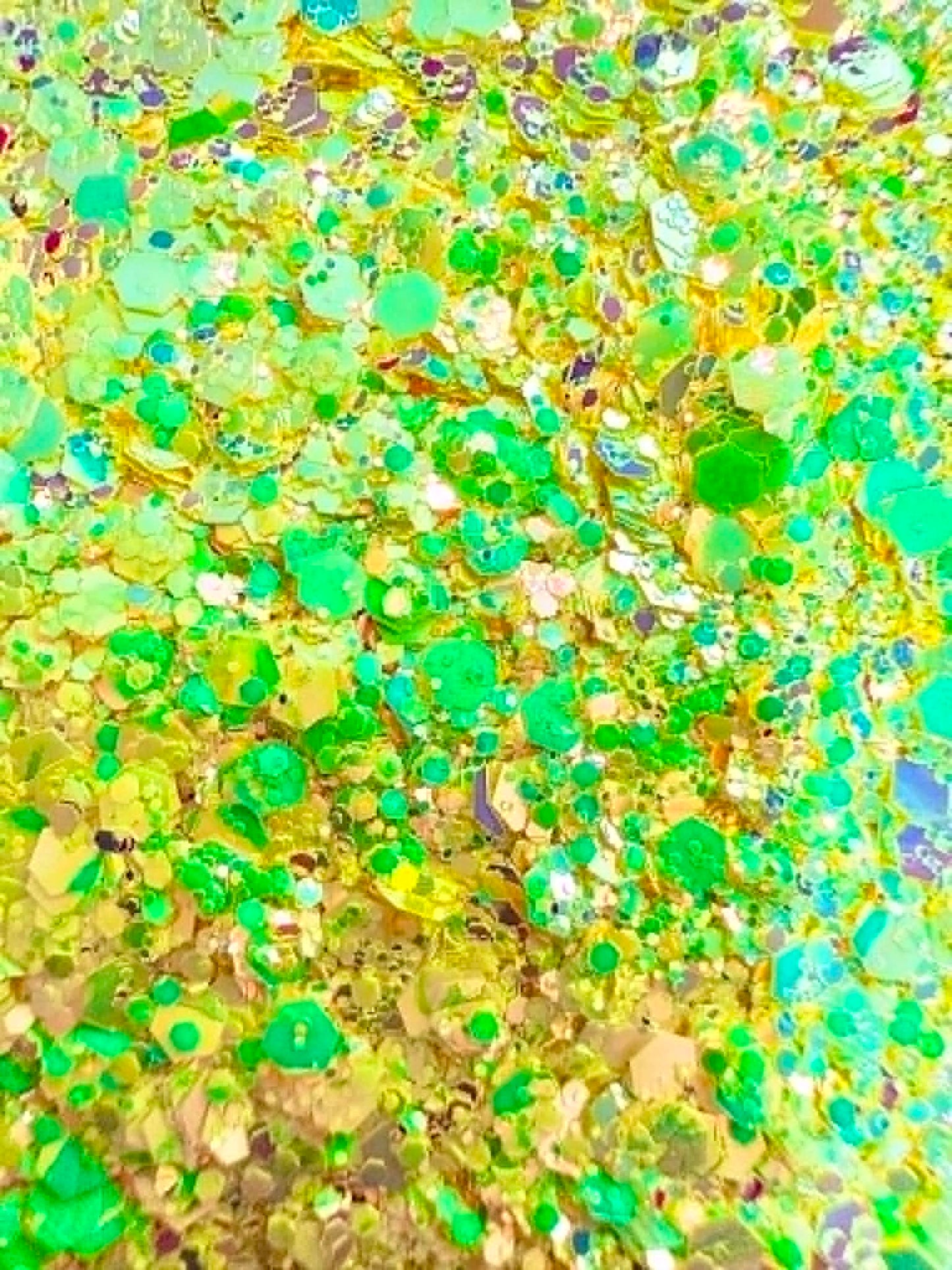 Laser Lemon Chunky Glitter