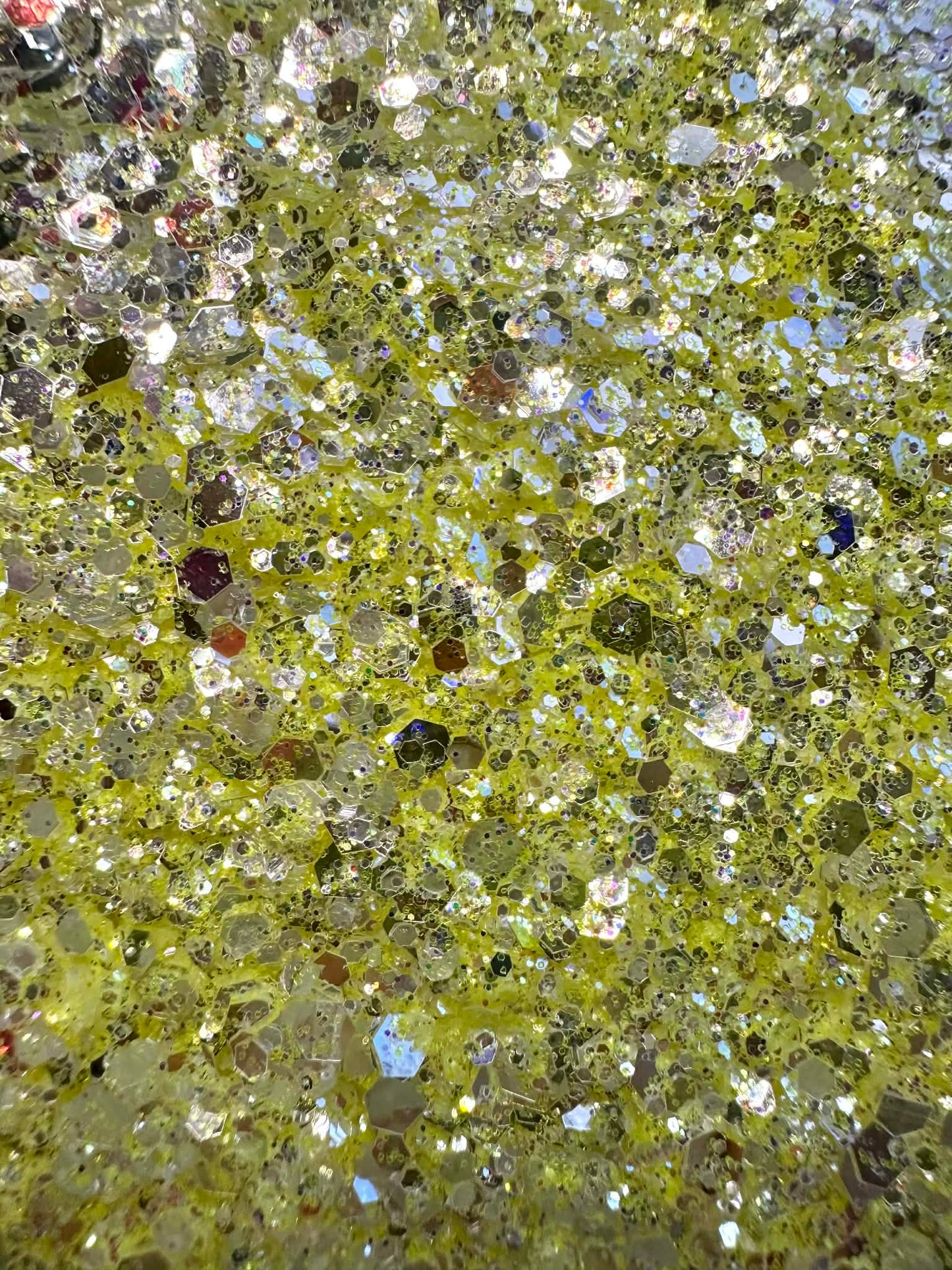 Yellow Sparkle Diamond Glitter