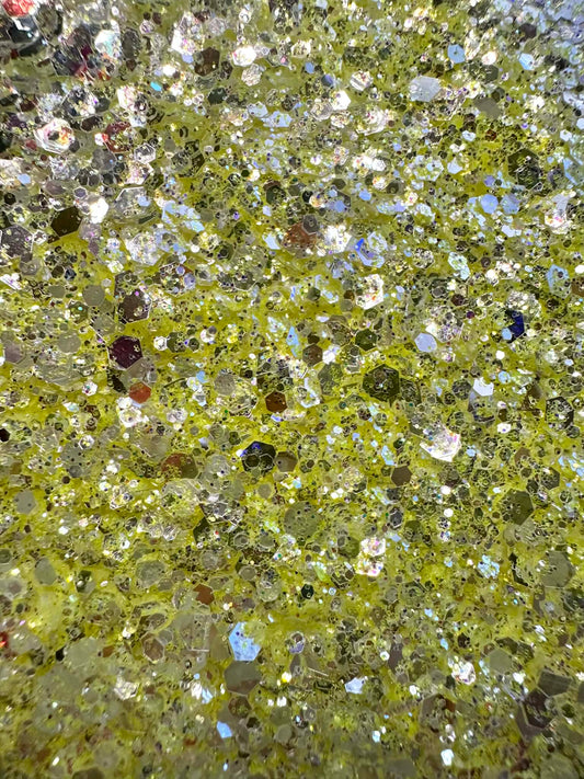 Yellow Sparkle Diamond Glitter