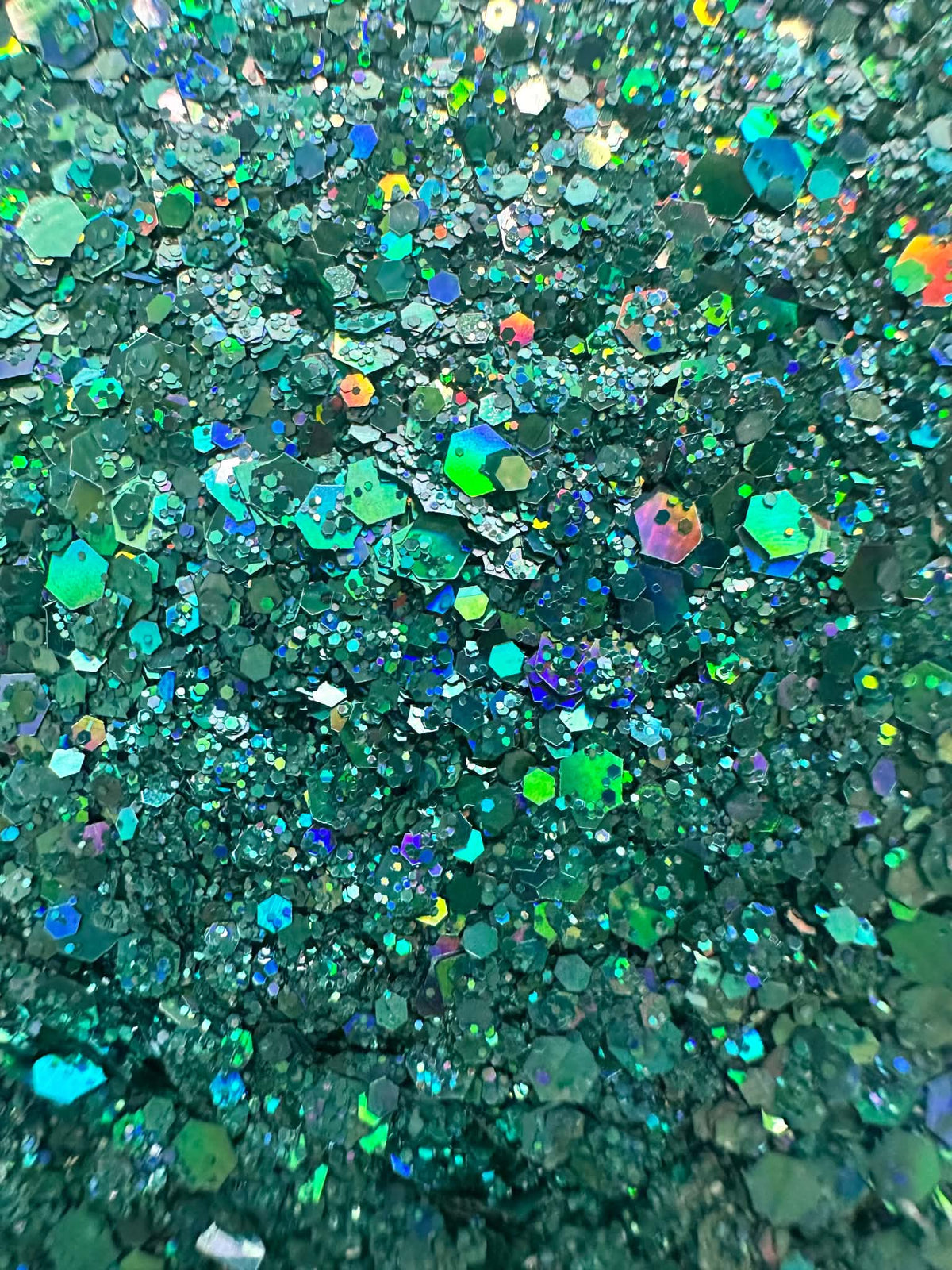 Aqua Shimmer Chunky Glitter