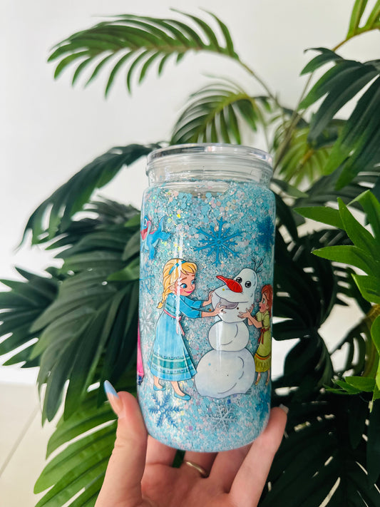 Acrylic Pre-Made Snowglobe Tumbler