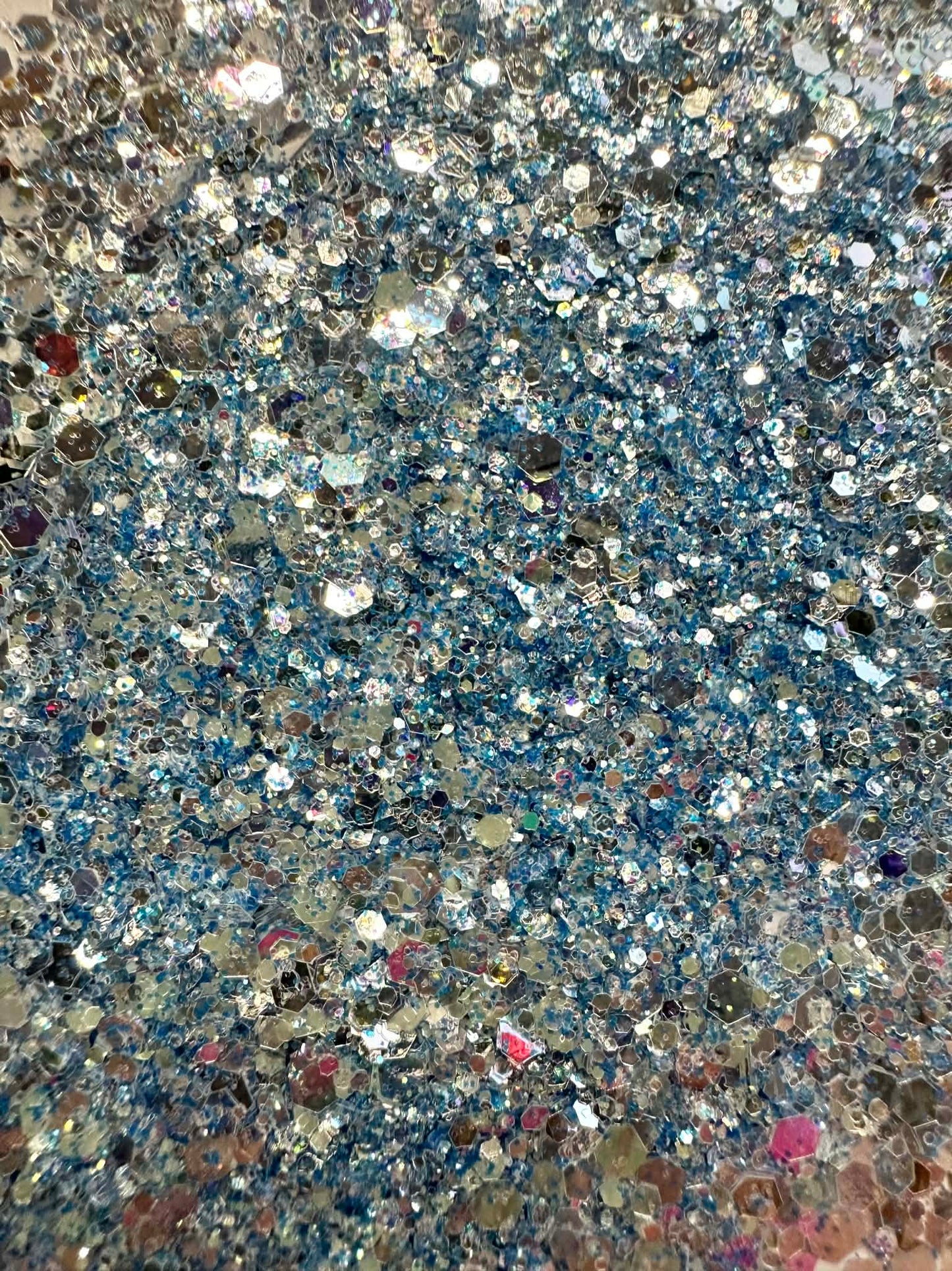 Pretty Blue Sparkle Diamond Glitter
