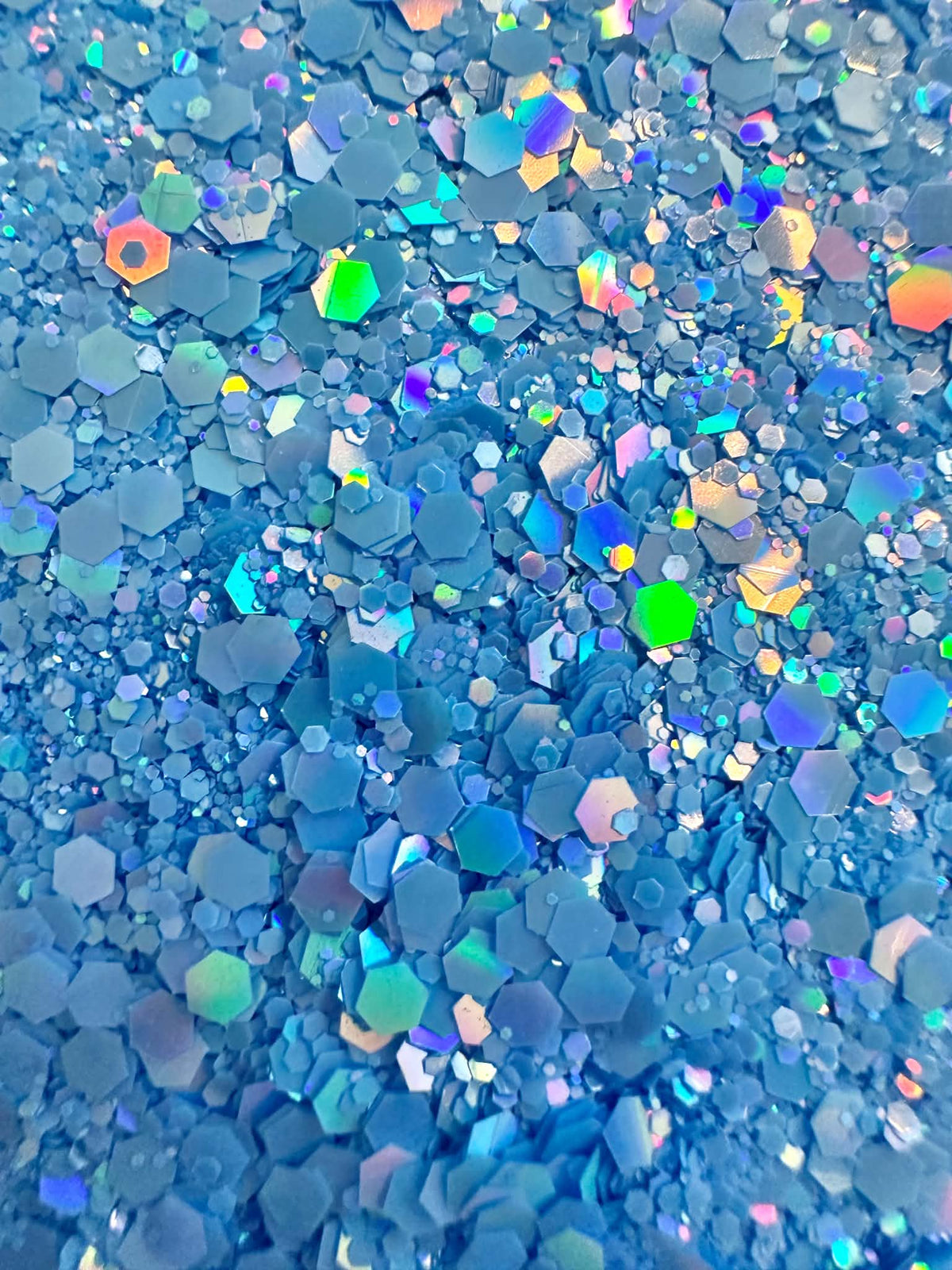 Blue Babe Chunky Glitter