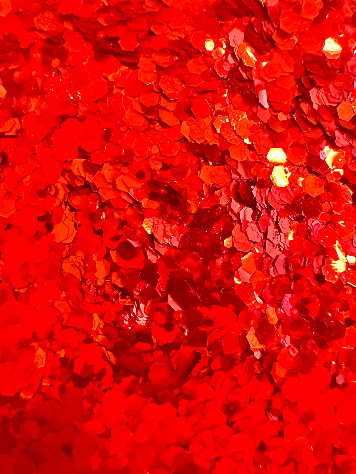 Red Diamond Chunky Glitter