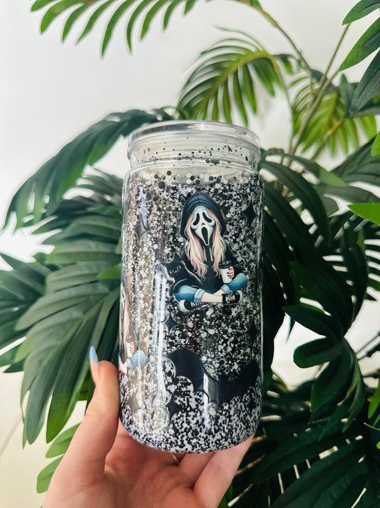 Acrylic Pre-Made Snowglobe Tumbler