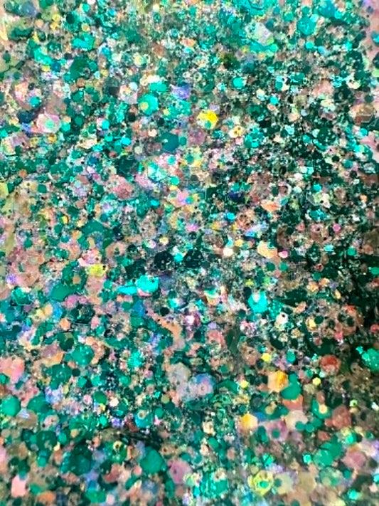 Silver Sage Chunky Glitter