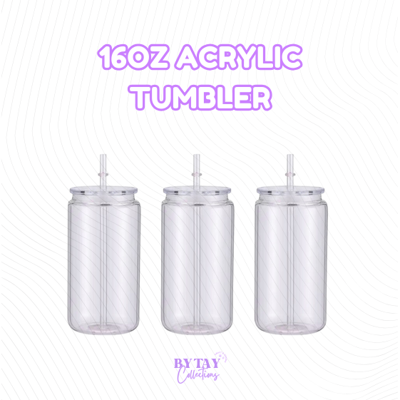 16oz Acrylic Tumbler