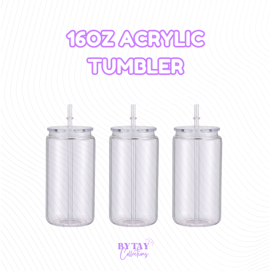 16oz Acrylic Tumbler