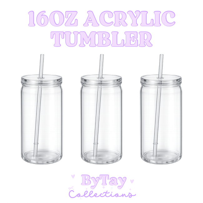 16oz Acrylic Tumbler