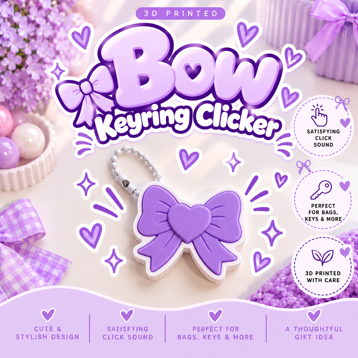 3D Keyring Clicker