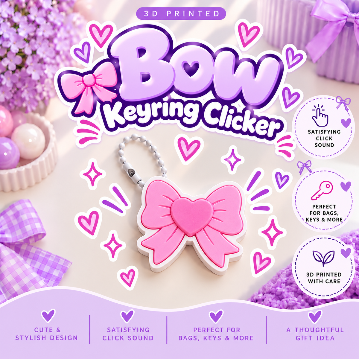 3D Keyring Clicker