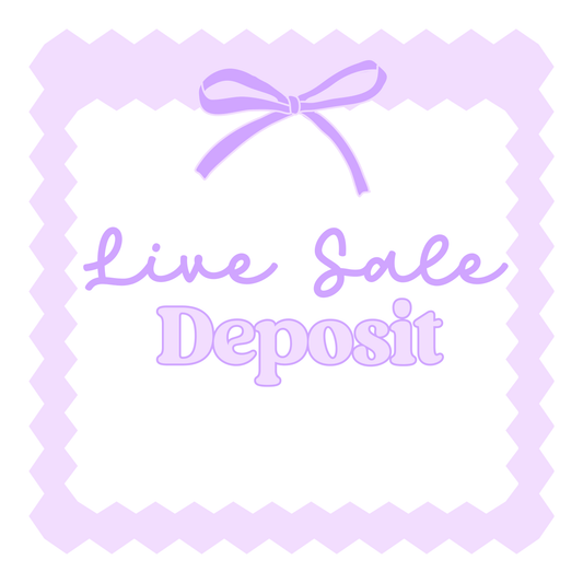 TIKTOK LIVE SALE DEPOSIT