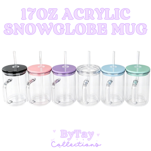 17oz Acrylic Snowglobe Mug
