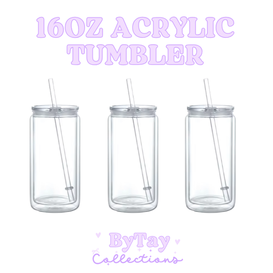 16oz Acrylic Tumbler