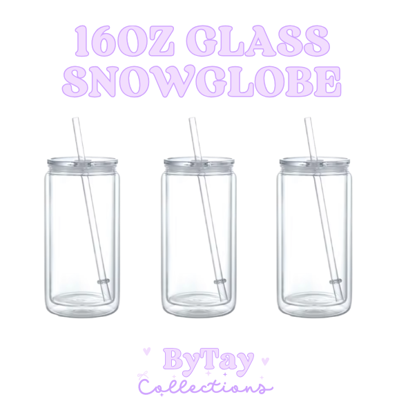 16oz Glass Snowglobe