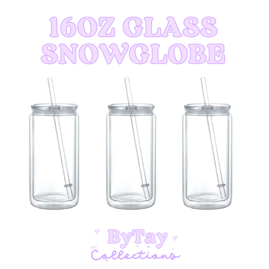 16oz Glass Snowglobe