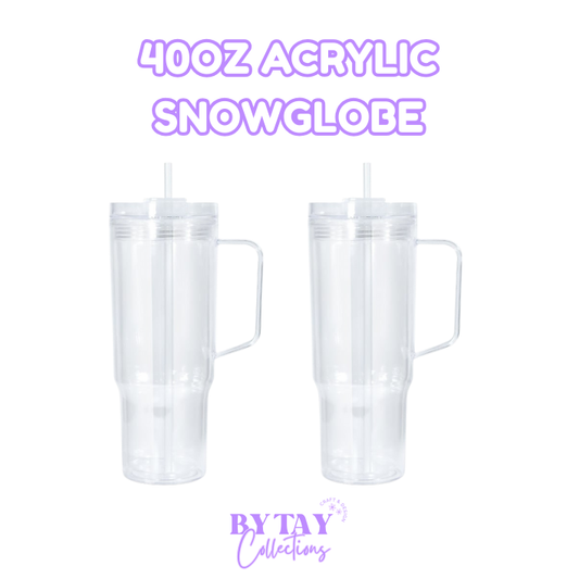 40oz Acrylic Snowglobe