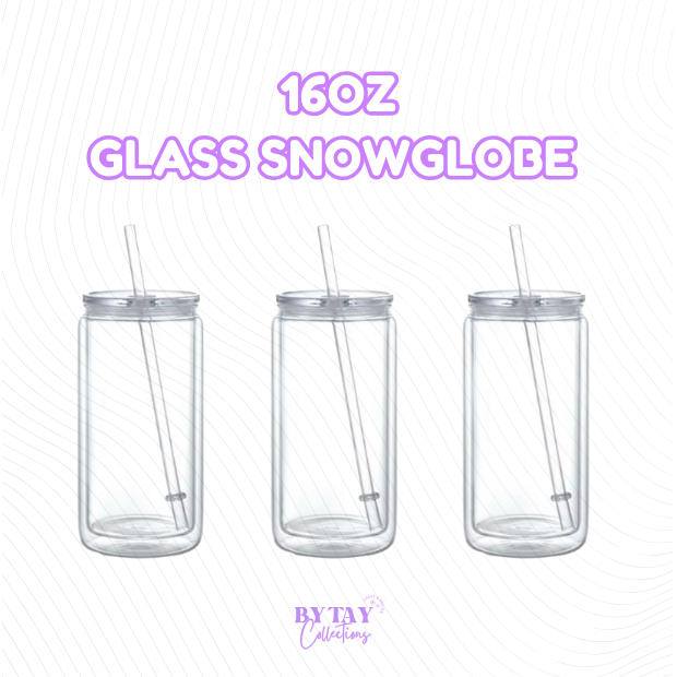 16oz Glass Snowglobe