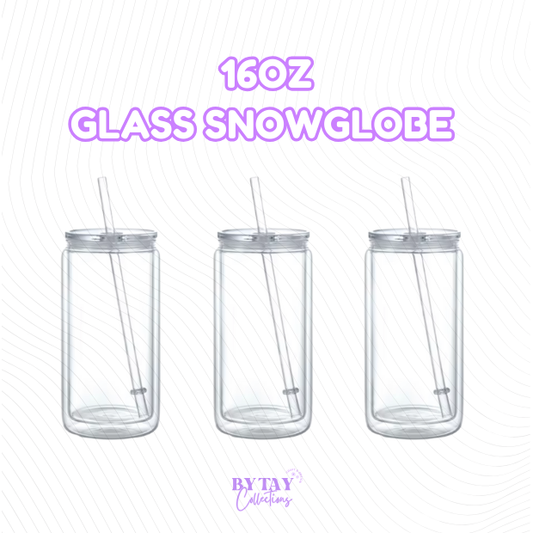 16oz Glass Snowglobe