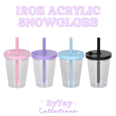 12oz Acrylic Snowglobe