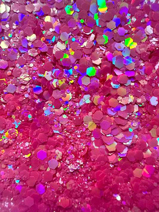 Scarlet Bloom Glitter