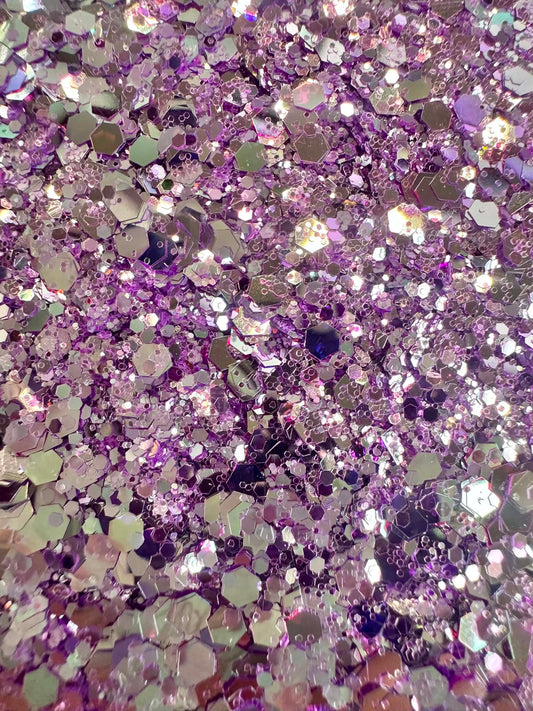 Purple Gem Chunky Glitter