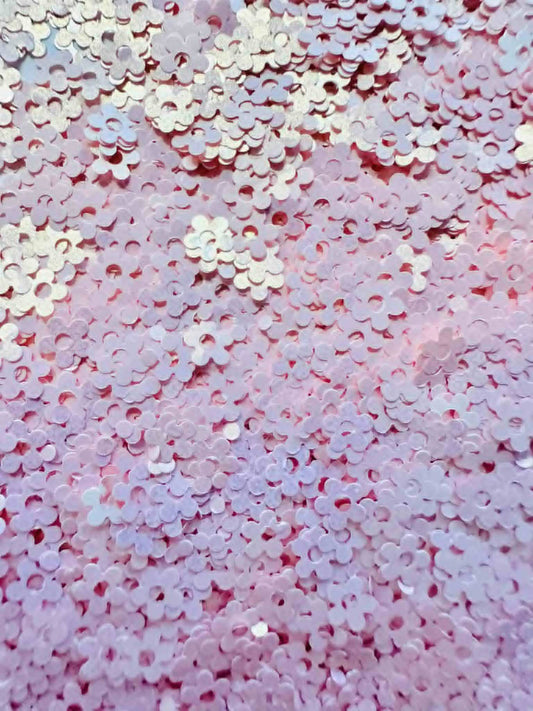 Pink Daisy Glitter