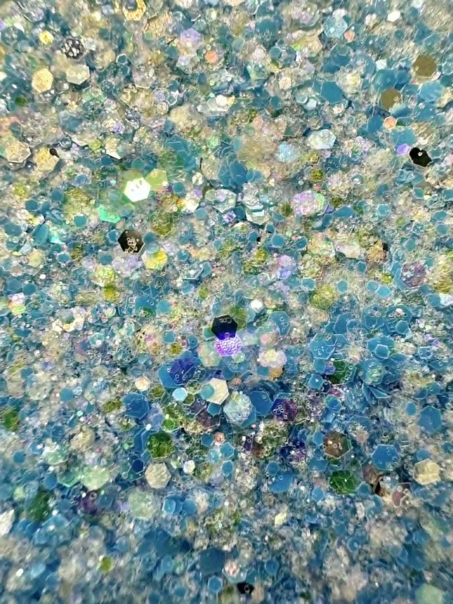 Blue Halo Glow In The Dark Glitter