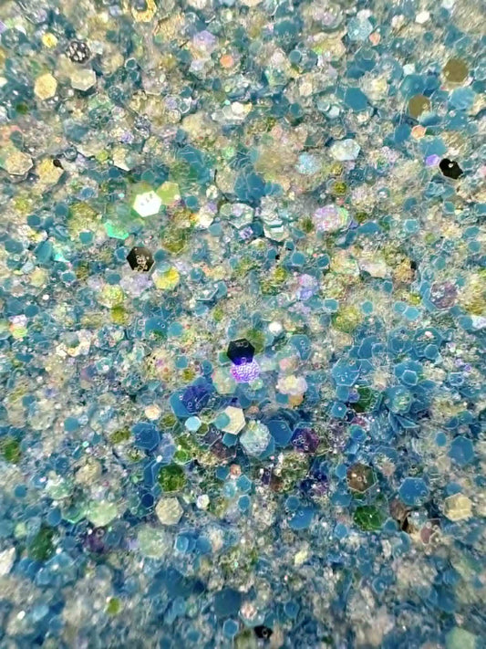 Blue Halo Glow In The Dark Glitter