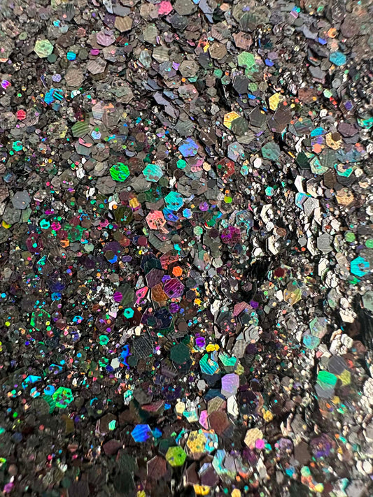 Space Grey Glitter