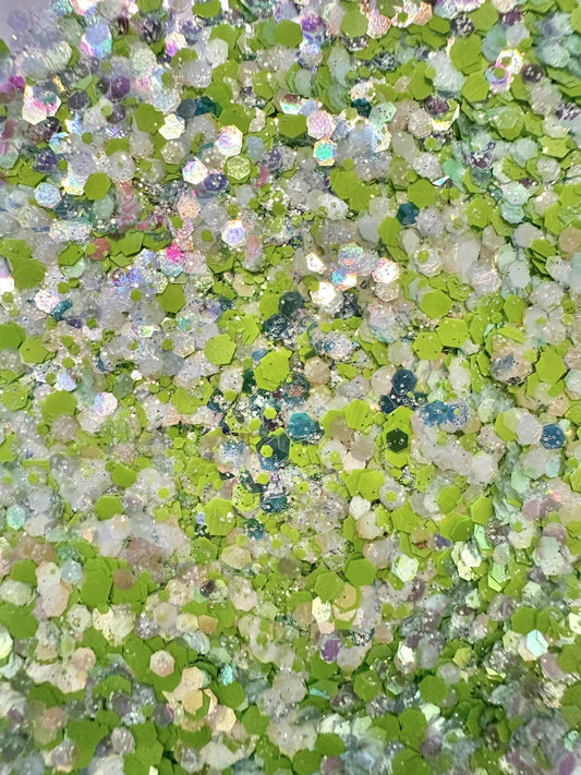 Crystal Lime Glitter