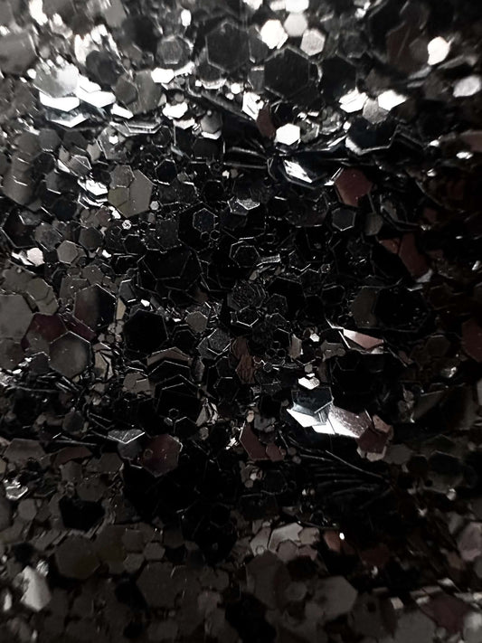 Black Magic Chunky Glitter